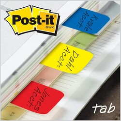 3M Post-it Yapışkanlı Sert Seperatör 3 Renk - Thumbnail