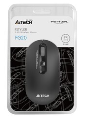 A4 Tech Fg20 Gri Nano Kablosuz Optik 2000 Dpi Mouse - Thumbnail