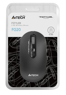 A4 Tech Fg20 Gri Nano Kablosuz Optik 2000 Dpi Mouse