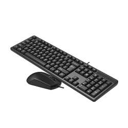 A4 Tech KK-3330 Q Usb Fn-Multimedya Klavye + Optik Mouse Set - Thumbnail