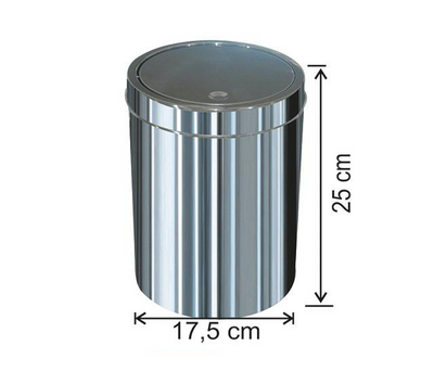 Arı Metal Çöp Kovası Dokunmatik Midi 1320