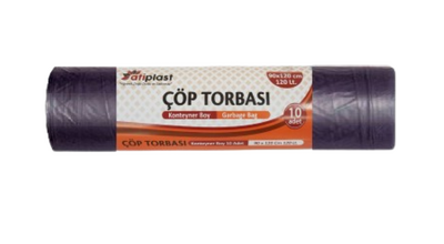 Atiplast Çöp Torbası Konteyner 90x120 Siyah 800gr 10 lu