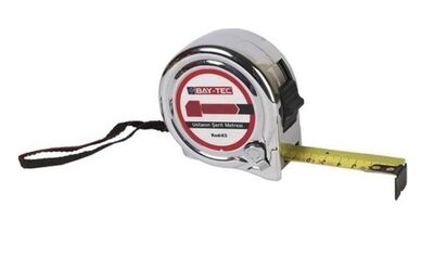 Bay-Tec Mk4147 5Mt 25MM Krom Şerit Metre