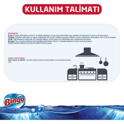 Bingo Çamaşır Suyu Oxyjen Limon Kokulu 750ml