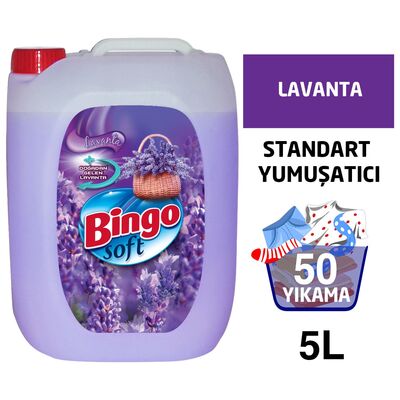 Bingo Yumuşatıcı Soft Lavanta Rüzgarı 5 lt