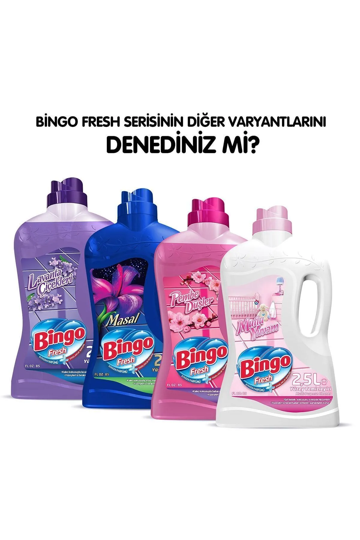 Bingo Yüzey Temizleyici Lovely 2,5 lt - Thumbnail