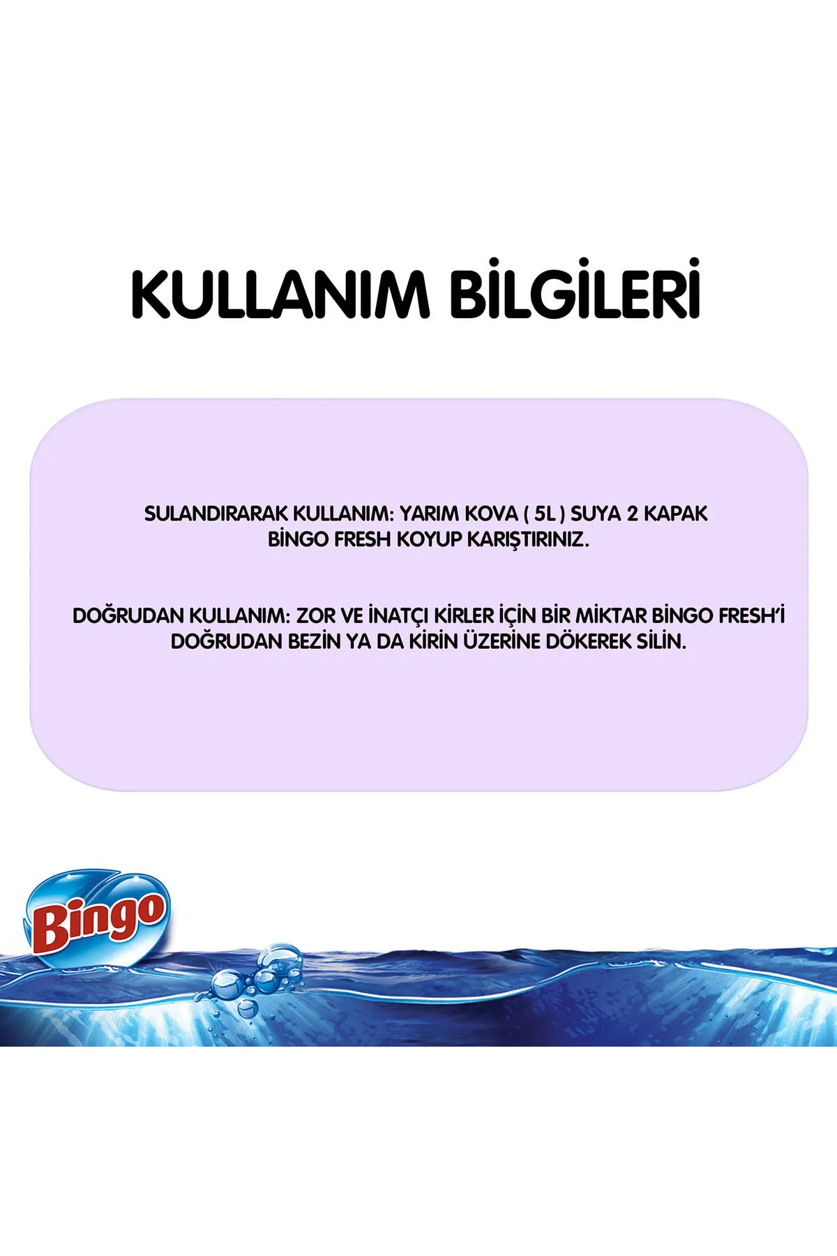 Bingo Yüzey Temizleyici Lovely 2,5 lt