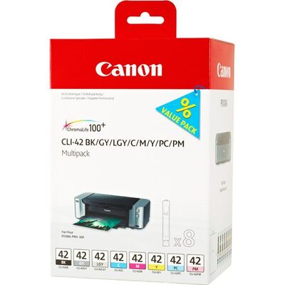 Canon CLI-42 Black-Cyan-Magenta-Yellow Siyah-Mavi-Kırmızı-Sarı Mürekkep Kartuş