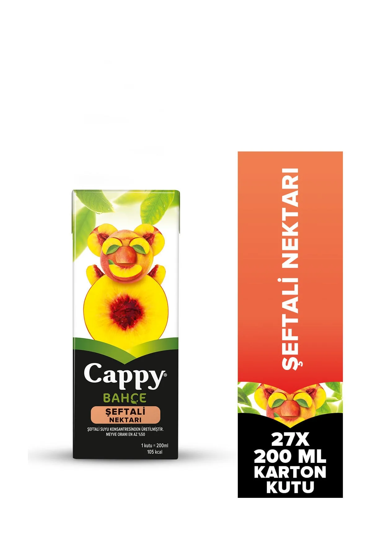 Cappy Meyve Suyu Şeftali 200ml 27li