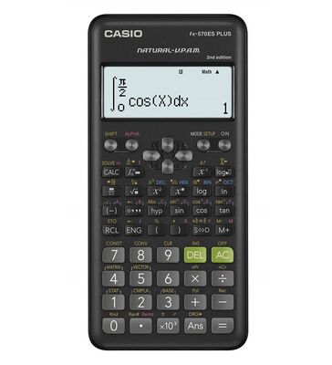 Casio FX-570ES PLUS 2. Versiyon Bilimsel Fonksiyonlu Hesap Makinesi