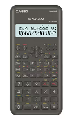 Casio FX-82MS 2. Versiyon Bilimsel Fonksiyonlu Hesap Makinesi