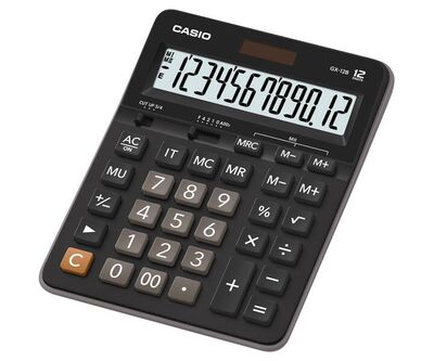 Casio GX-12B 12 Hane Masa Üstü Hesap Makinesi