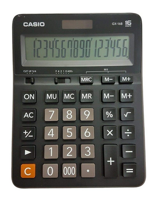 Casio GX-16B 16 Hane Masa Üstü Hesap Makinesi