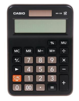 Casio Hesap Makinesi 12 Hane MX-12B