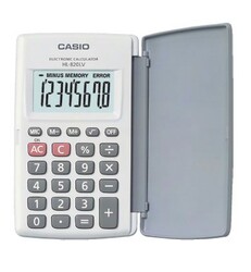 Casio HL-820LV-WE 8 Hane Beyaz Cep Tipi Hesap Makinesi - Thumbnail