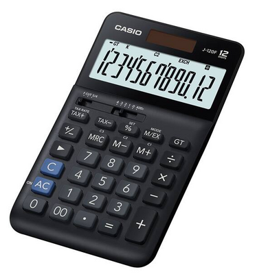 Casio J-120F 12 Hane Masa Üstü Hesap Makinesi