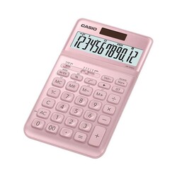 Casio JW-200SC-PK 12 Hane Pembe Masa Üstü Hesap Makinesi - Thumbnail