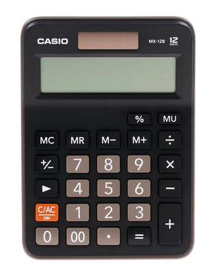 Casio MX-12B 12 Hane Masa Üstü Hesap Makinesi