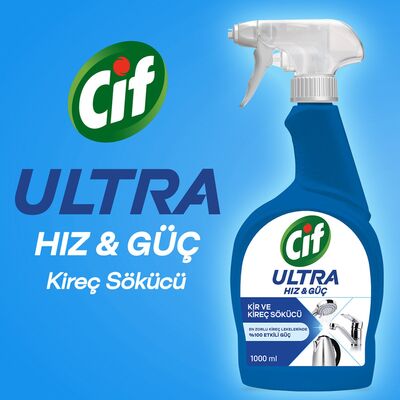 Cif Sprey Ultra Güç Kir Ve Kireç Sökücü 1000ml