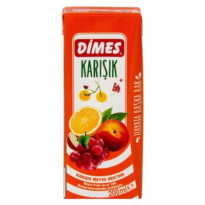 Dimes Meyve Suyu Karışık 200ml 27 li