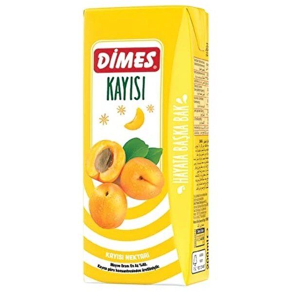 Dimes Meyve Suyu Kayısı 200ml 27 li