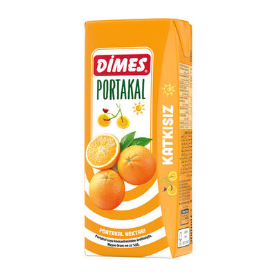 Dimes Meyve Suyu Portakal 200ml 27 li