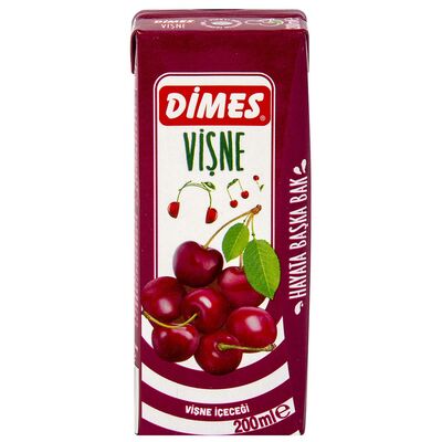 Dimes Meyve Suyu Vişne 200ml 27 li