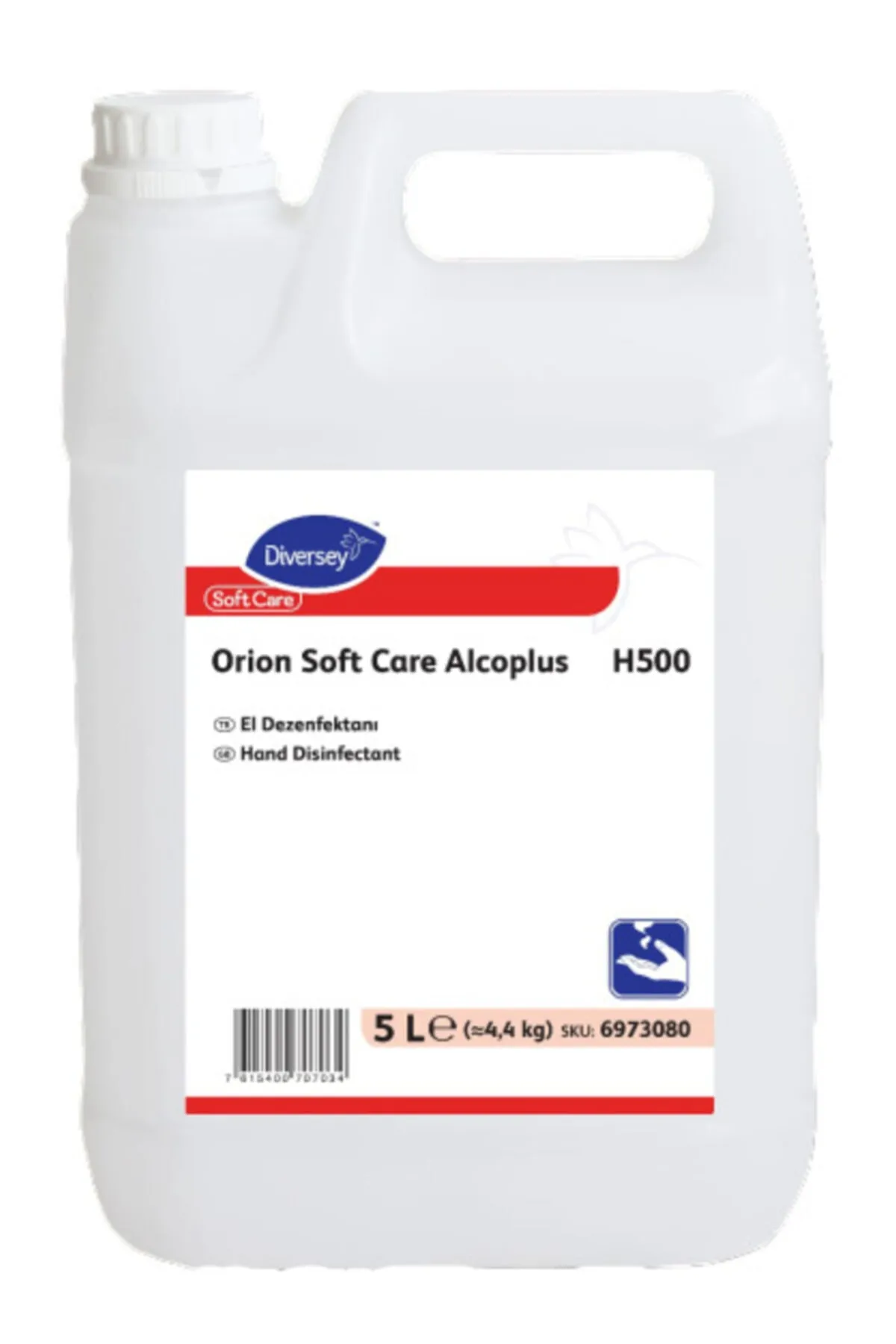 Diversey Softcare Alcoplus H500 El Dezenfektanı 5 lt 6973080