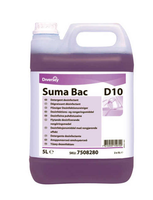 Diversey Suma Bac D10 Dezenfektanlı Deterjan 5 lt 7508280