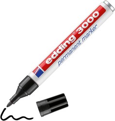 Edding Permanent Marker 3000 Siyah ED300001 - Thumbnail