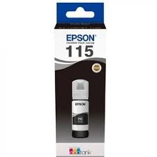 Epson 115 Black Siyah Şişe Mürekkep T07C14A L8160-L8180