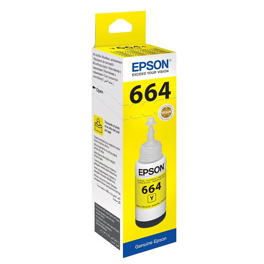 Epson Mürekkep Şişe T66444A Sarı 70ml