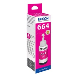 Epson T6643 Magenta Kırmızı Şişe Mürekkep T66434A - Thumbnail