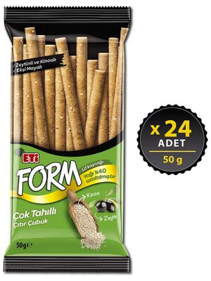 Eti Form Zeytinli Kionalı Çıtır Çubuk Kraker 50gr 24 lü