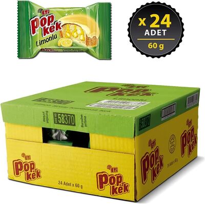 Eti Popkek Limonlu 60gr 24 lü