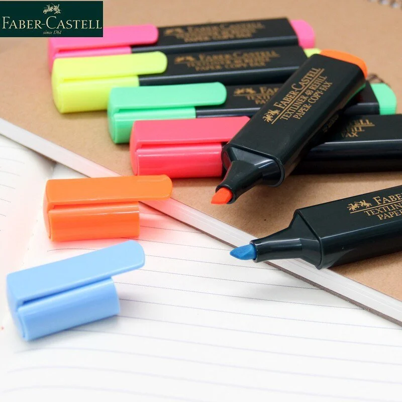 Faber Castell Fosforlu Kalem Pembe - Thumbnail