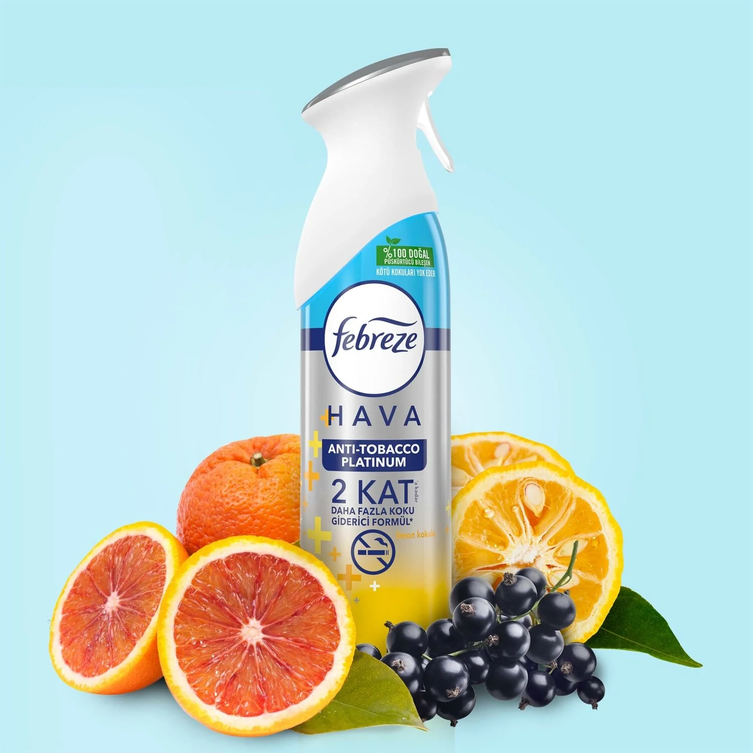 Febreze Hava Ferahlatıcı Sprey Oda Kokusu Ağır Koku Önleyici 185 ml - Thumbnail