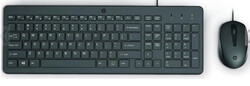 HP 150 Wired 240J7AA 1600Dpı Kablolu Klavye Mouse Seti - Thumbnail