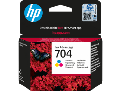 HP 704 Üç Renkli Orijinal Ink Advantage Mürekkep Kartuşu (CN693AE)