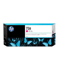 HP 728 Magenta Kırmızı 300ML Plotter Kartuşu F9K16A