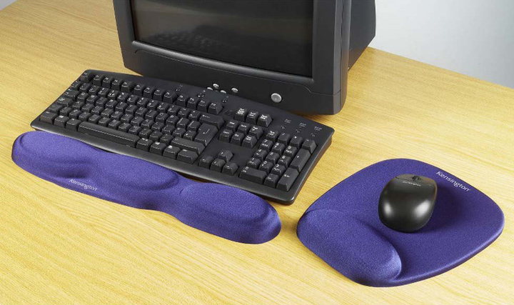 Kensington Entegre Bilek Destekli Köpük Mouse Pad Mavi 64271