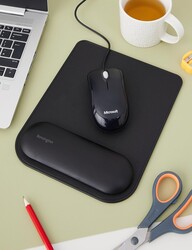 Kensington ErgoSoft Bilek Destekli MousePad, Siyah K52888EU - Thumbnail