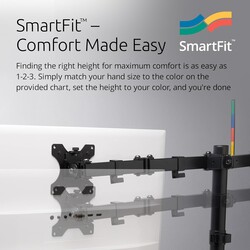 Kensington SmartFit Ergo Çift Monitör Kolu K55409WW - Thumbnail