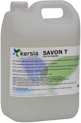 Kersia Savon Coconat Sıvı El Sabunu Hindistan Cevizli 5 kg