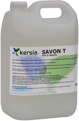 Kersia SAVON T Beyaz Renkli Sıvı El Sabunu 5 Kg