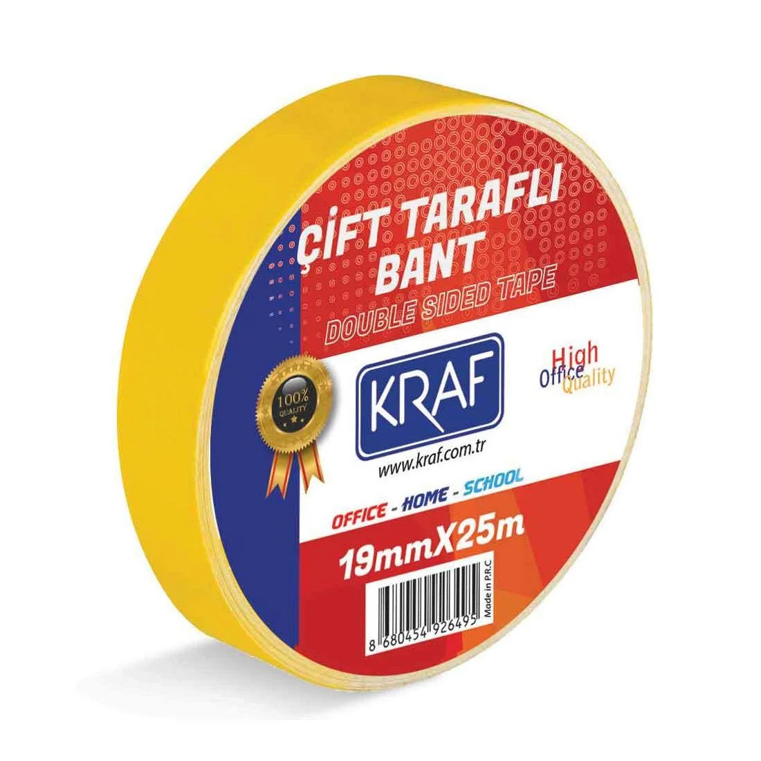 Kraf Bant Çift Taraflı 19mmx25m 2519G 150107