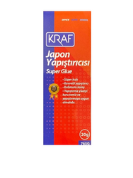 Kraf Yapıştırıcı Sıvı Japon Super Glue 20gr 765G 181500 - Thumbnail