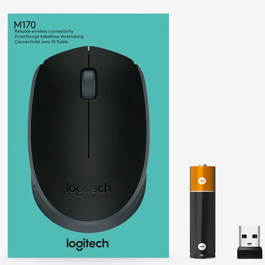 Logitech M170 Kablosuz Mouse Siyah - Thumbnail