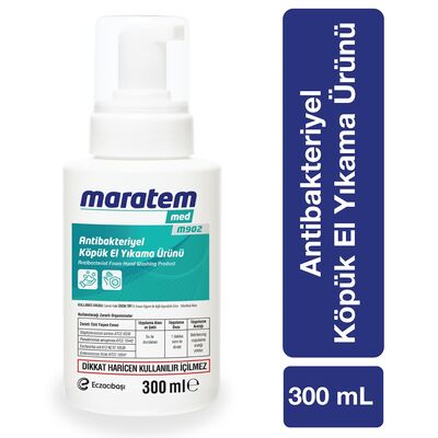 Maratem M902 Antibakteriyel Köpük El Yıkama Ürünü 300ml