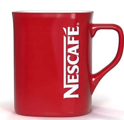 Promosyon Nescafe Seramik Kupa Kırmızı